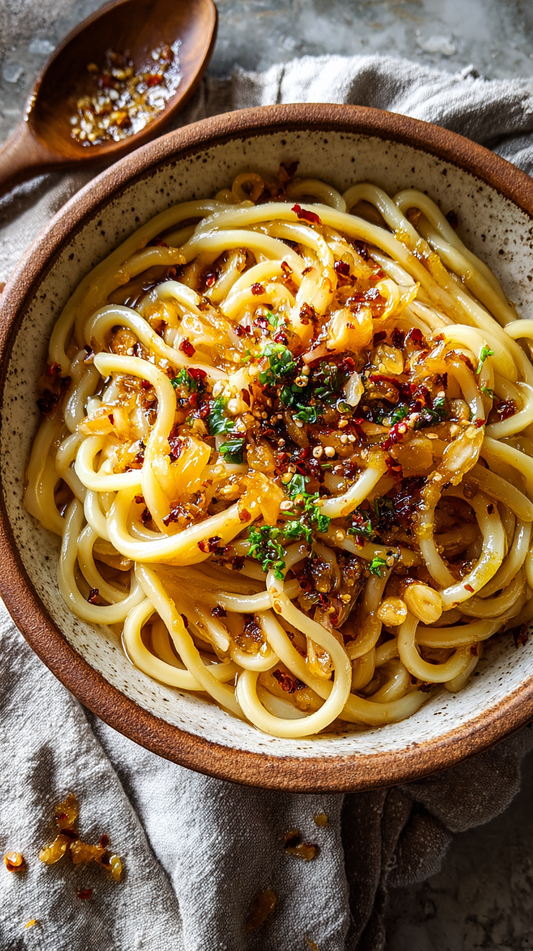 LOW CARB Garlic Butter Chilli Noodles