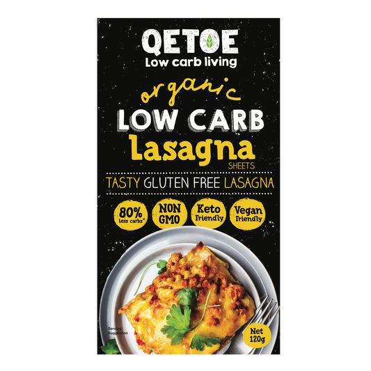 Qetoe Low Carb Lasagna 120g ( 4 x 120g Pack )