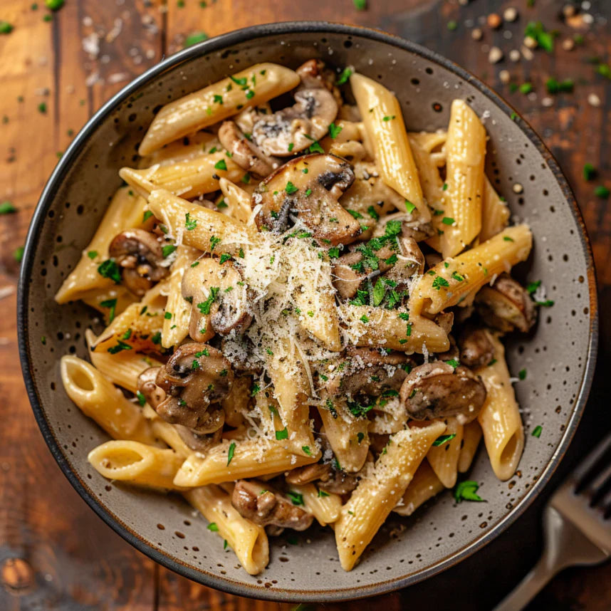Low Carb Creamy Mushroom Penne