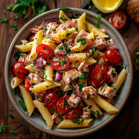 Low carb tuna pasta salad