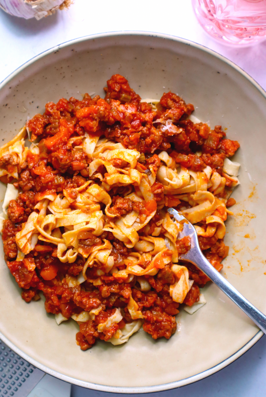 Qetoe Low Carb Ragu Bolognese Fettucine