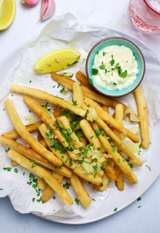 Low Carb Garlic Butter Chips