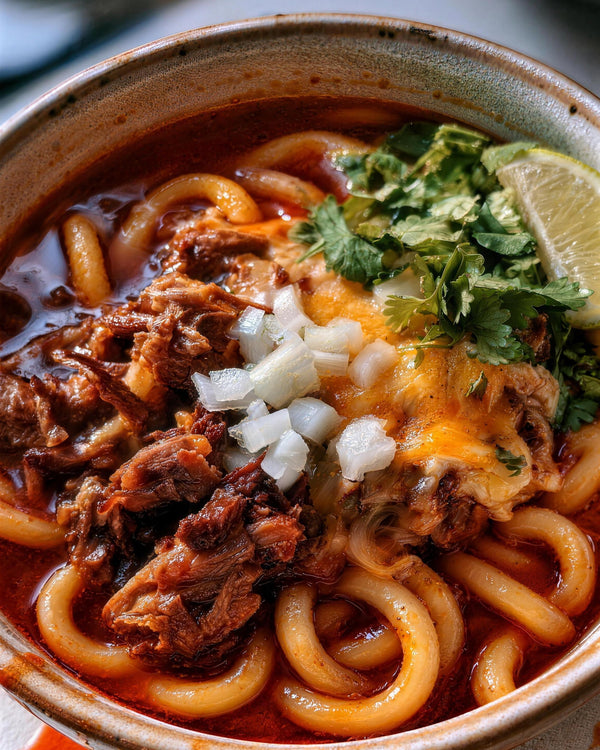 Low Carb Birria Noodles