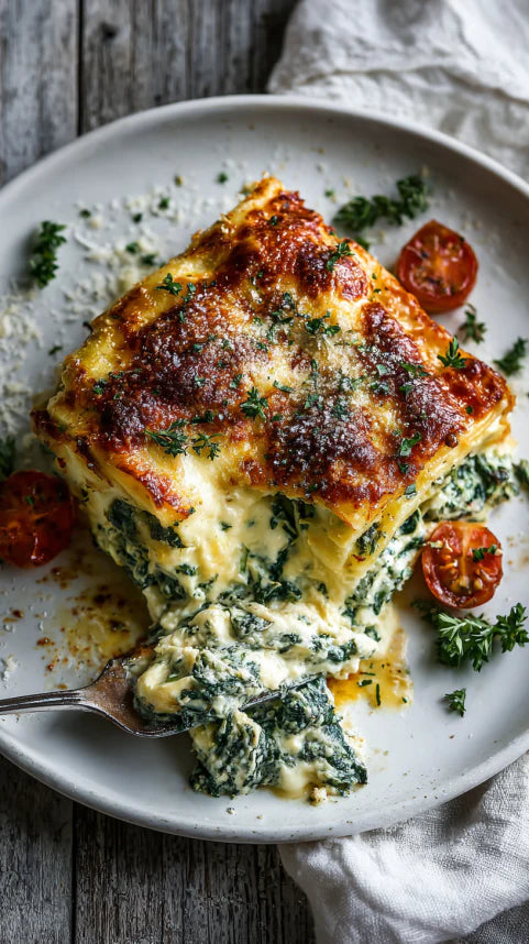 Low Carb Garlic & Herb Lasagna Bake