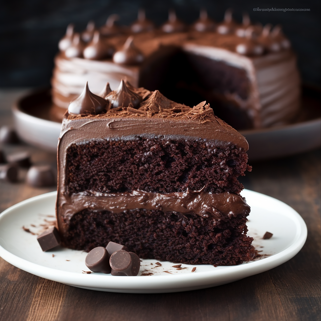 LOW CARB CHOCOLATE MUD CAKE