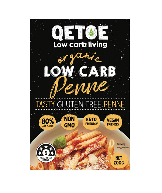 Qetoe Low Carb Penne 4 x 200g Pack