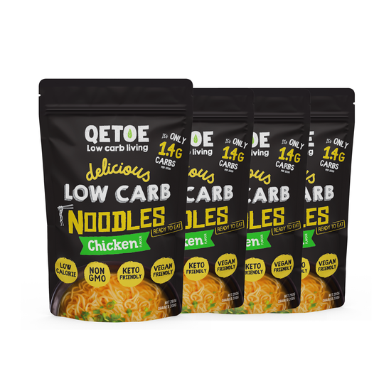 Qetoe Low Carb Chicken Noodles 4 Pack (4x250g)