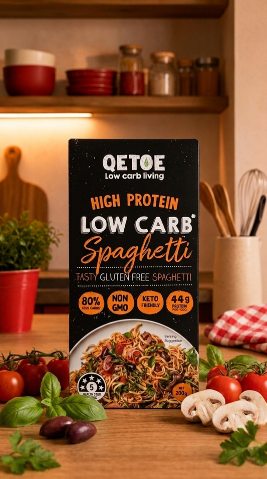 Qetoe Spaghetti High Protein Gluten free - 200g - Single pack